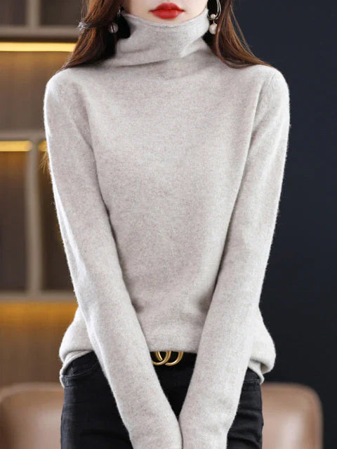 Lässiger Baumwoll-Rollkragenpullover für Damen | Perfekt für lässige Tage 4