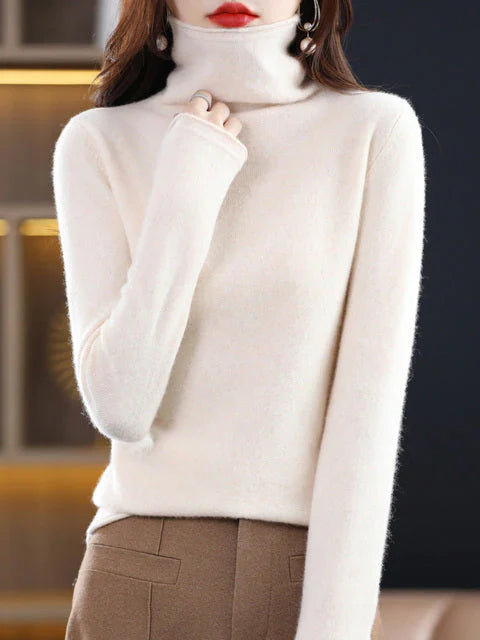 Lässiger Baumwoll-Rollkragenpullover für Damen | Perfekt für lässige Tage 9