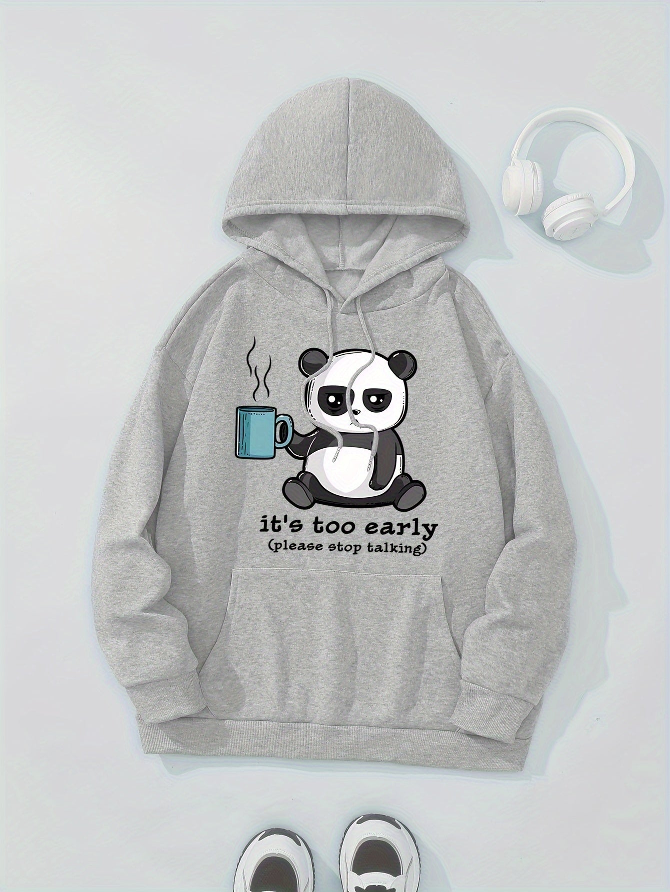 Lässiger Pullover Fleece Hoodie mit Kapuze für Damen | Perfekt für Freizeit 0