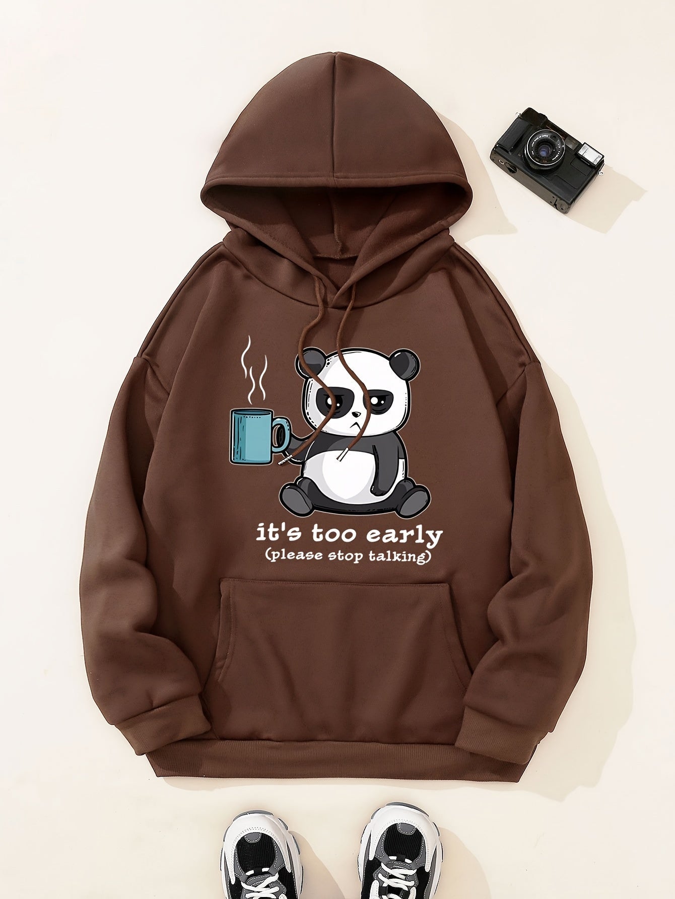 Lässiger Pullover Fleece Hoodie mit Kapuze für Damen | Perfekt für Freizeit 2