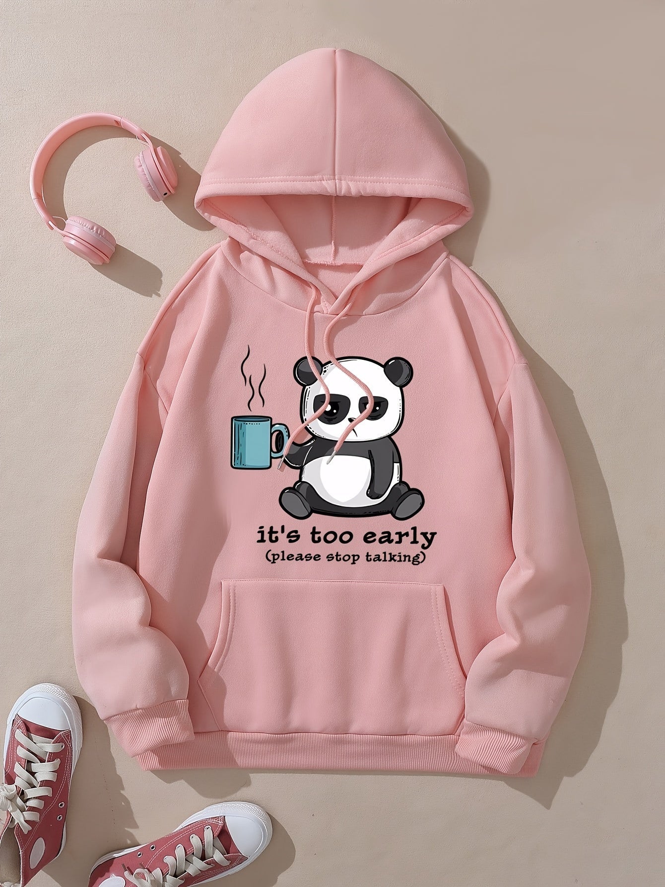 Lässiger Pullover Fleece Hoodie mit Kapuze für Damen | Perfekt für Freizeit 3