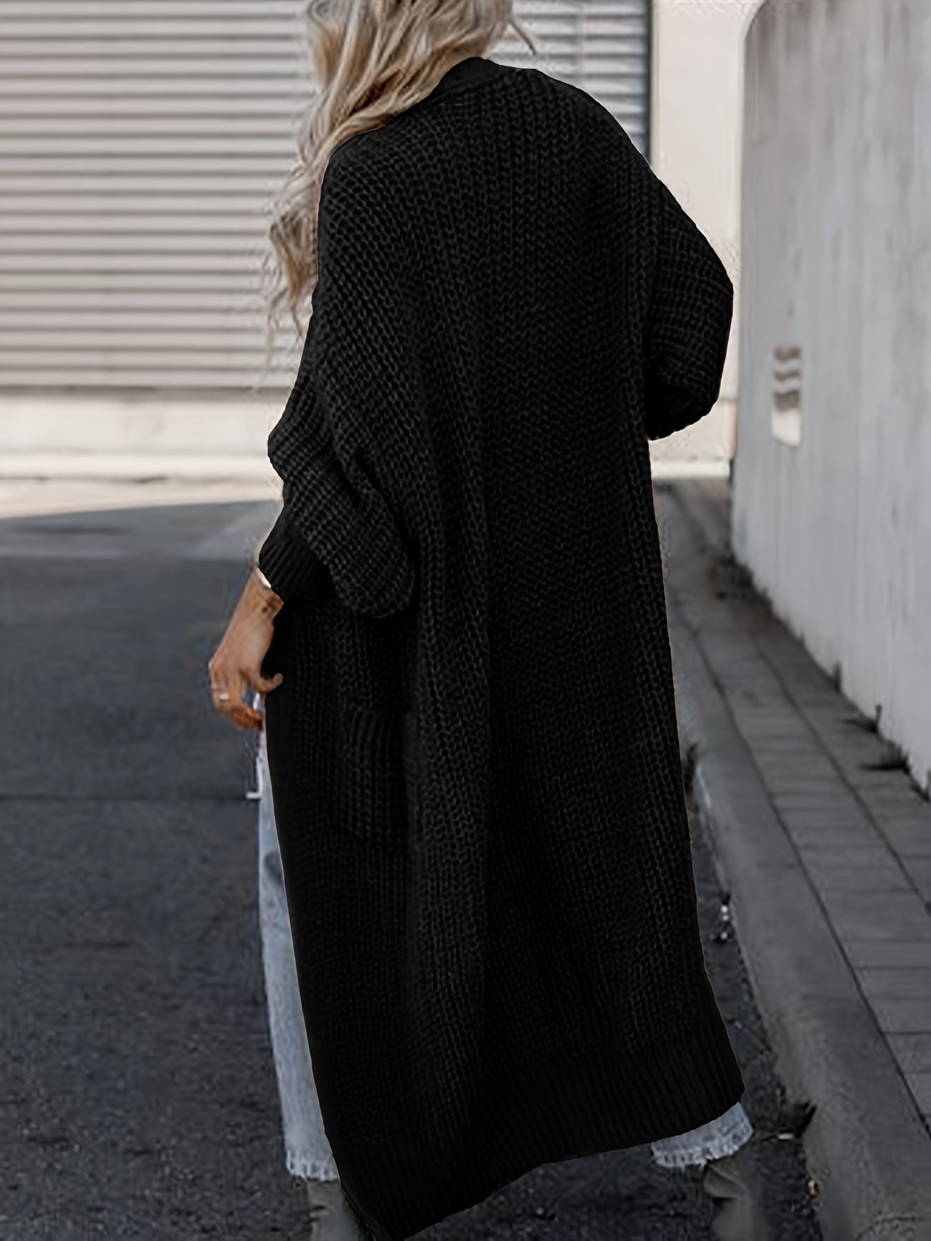 Lässiger Strickcardigan aus Wolle mit Taschen für Damen | Perfekt für den Alltag 6
