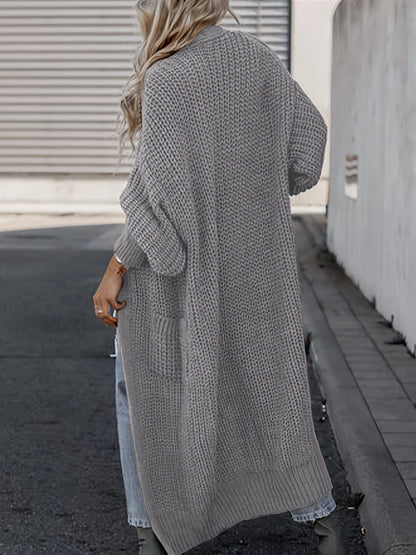 Lässiger Strickcardigan aus Wolle mit Taschen für Damen | Perfekt für den Alltag 7