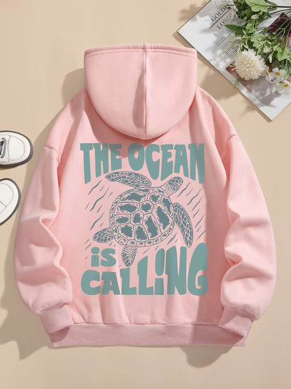 Lässiger Sweat-Pullover-Hoodie mit Backprint und Kapuze für Women | Perfekt für lässige Tage 3