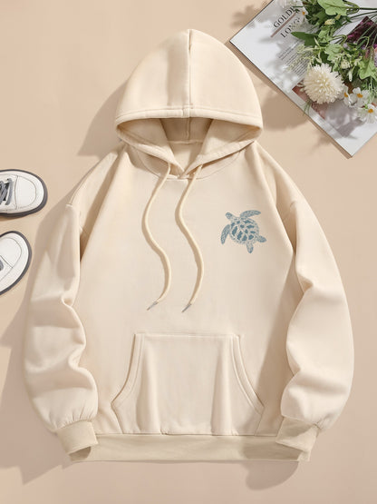 Lässiger Sweat-Pullover-Hoodie mit Backprint und Kapuze für Women | Perfekt für lässige Tage 8