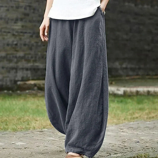 Lavelle - Baumwoll-Leinen Hose 1