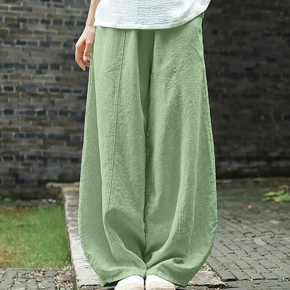 Lavelle - Baumwoll-Leinen Hose 4