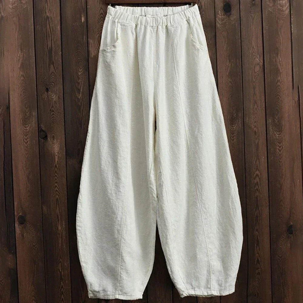 Lavelle - Baumwoll-Leinen Hose 5