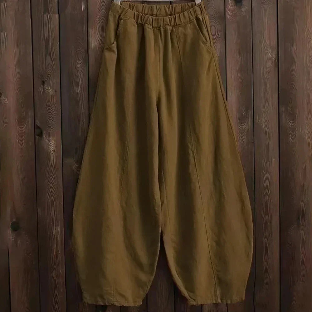 Lavelle - Baumwoll-Leinen Hose 7