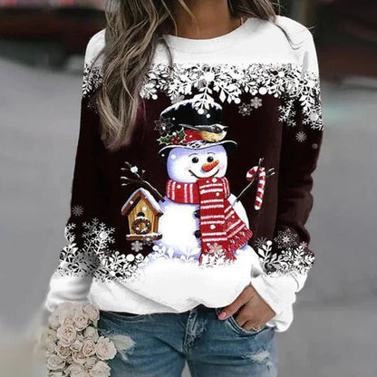 Lena - Schneemann Weihnachtspulli 7
