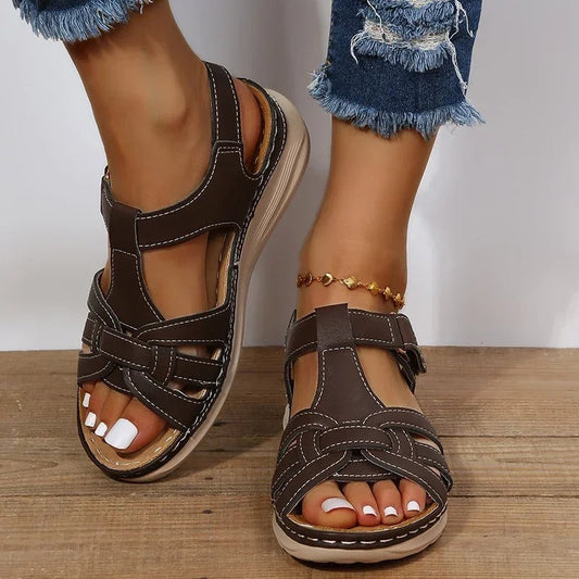 Lore - Orthopädische Ledersandalen 0