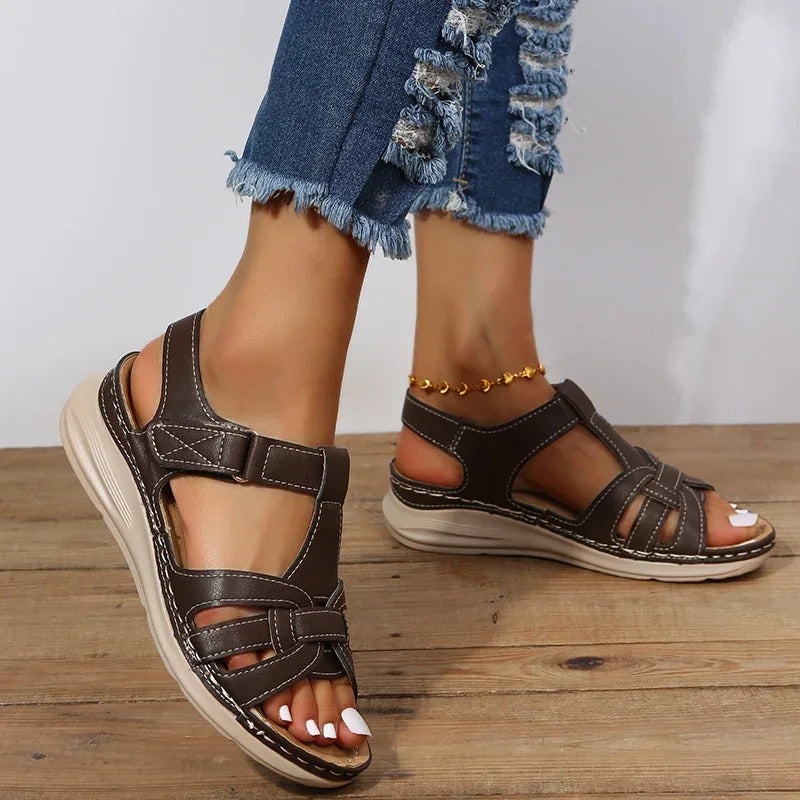 Lore - Orthopädische Ledersandalen 1