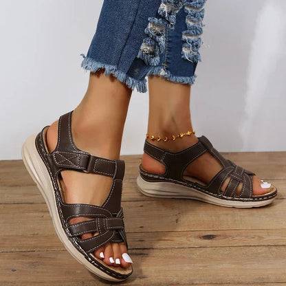 Lore - Orthopädische Ledersandalen 1