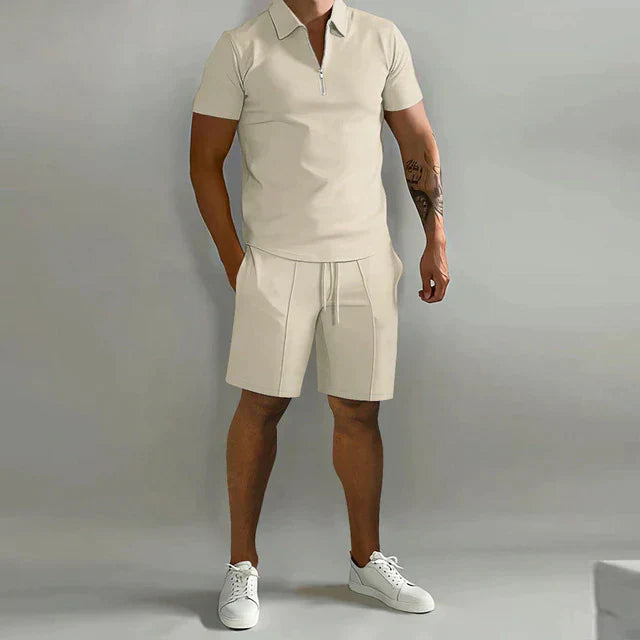 Lorenzo | Zweiteiliges Set - Luxuriöses Polo und Shorts Sommerset für Männer 4