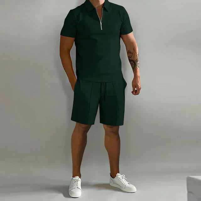 Lorenzo | Zweiteiliges Set - Luxuriöses Polo und Shorts Sommerset für Männer 6