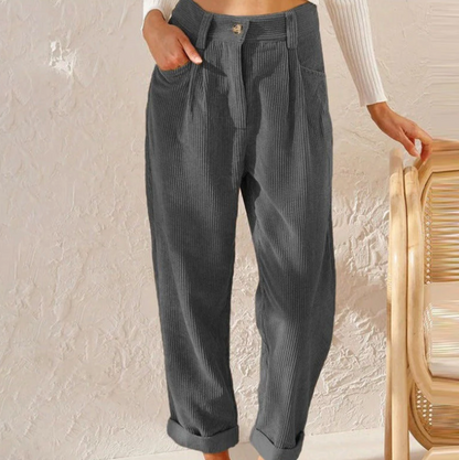 MALIA - Lässige Freizeithose aus Cord 10
