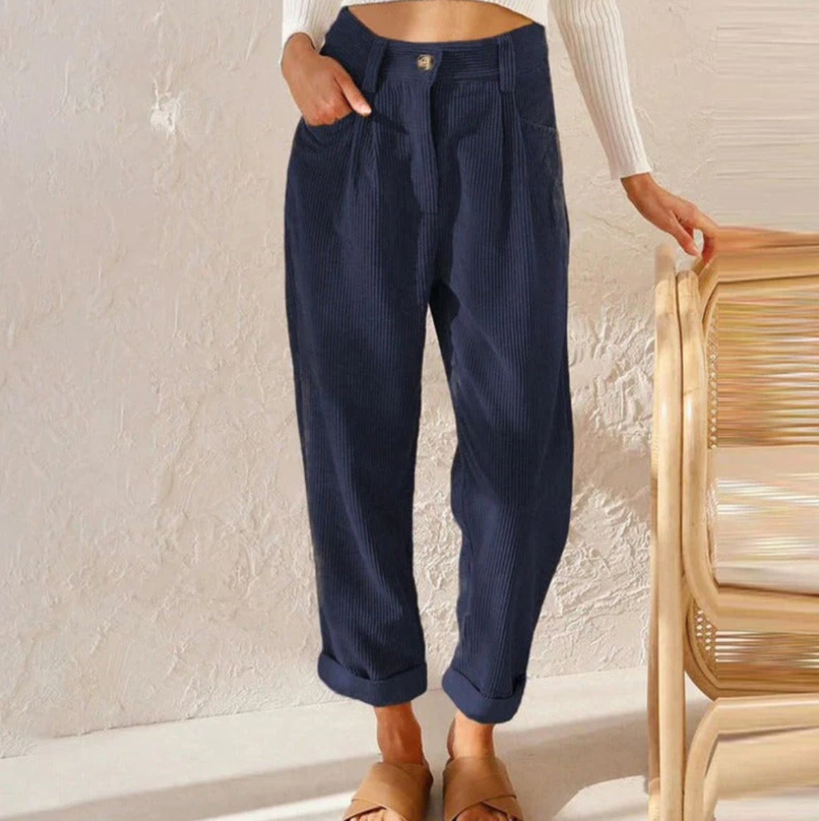 MALIA - Lässige Freizeithose aus Cord 11