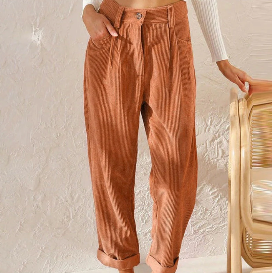 MALIA - Lässige Freizeithose aus Cord 12