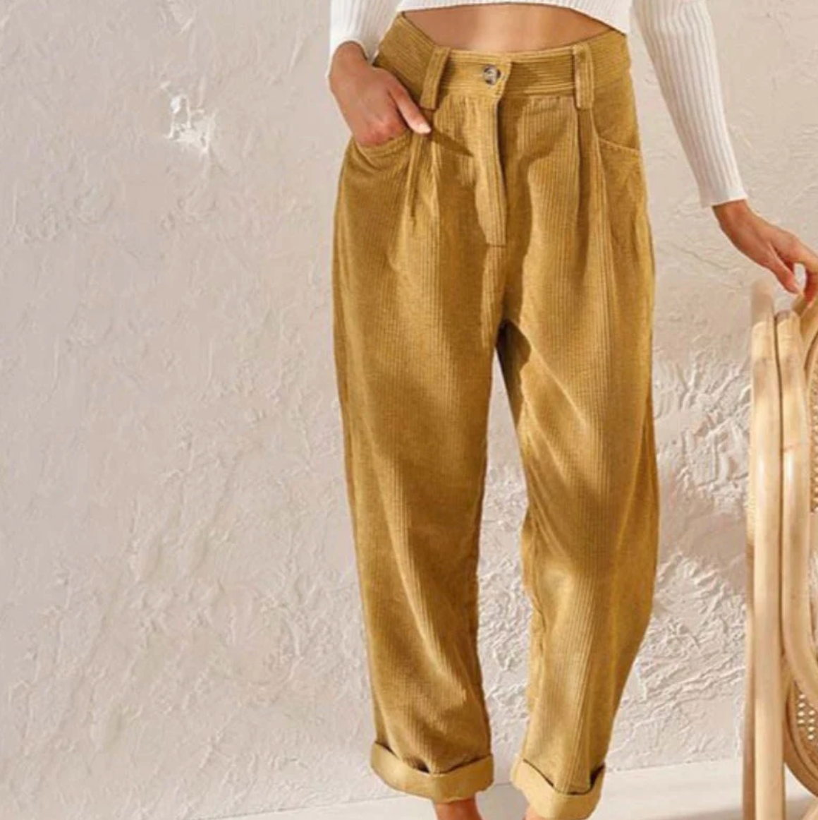 MALIA - Lässige Freizeithose aus Cord 6