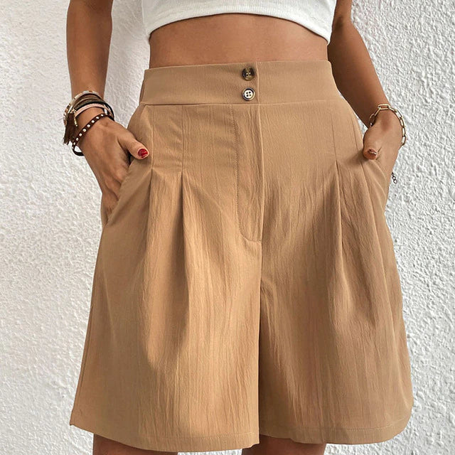 MARTINA - Doppelt geknöpfte Shorts 0