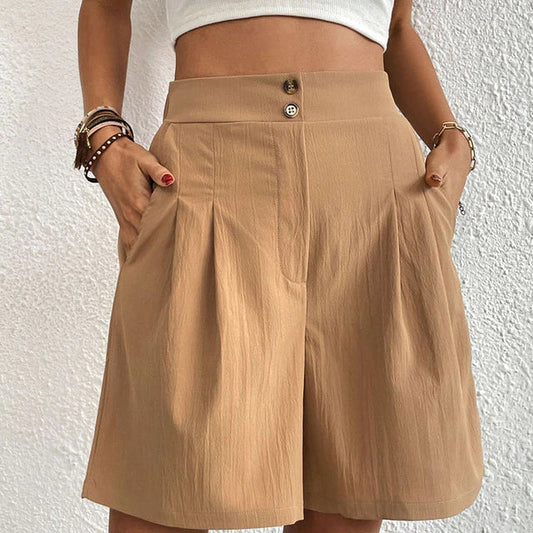 MARTINA - Doppelt geknöpfte Shorts 0