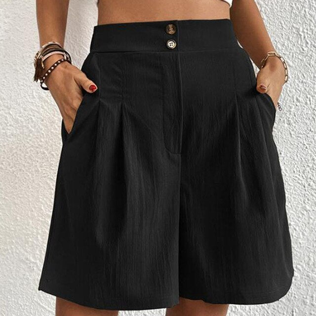 MARTINA - Doppelt geknöpfte Shorts 2