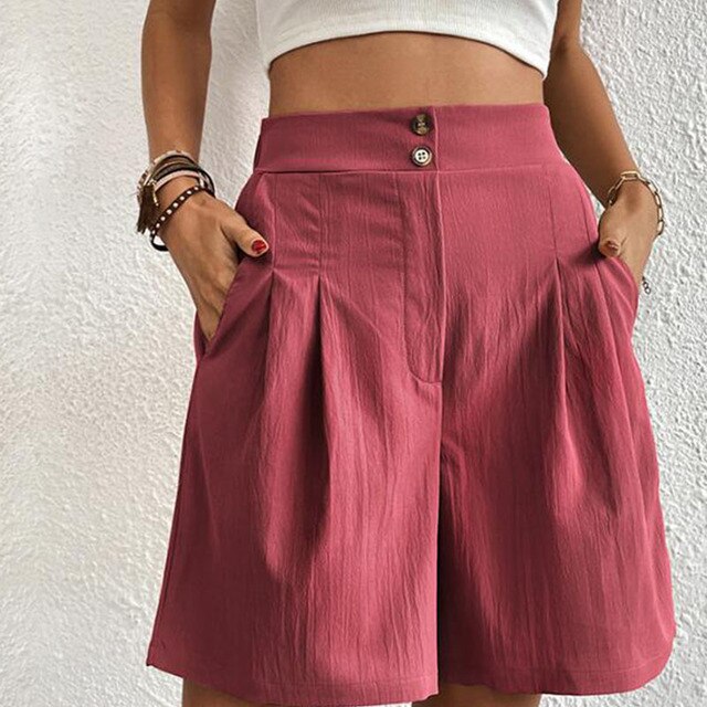 MARTINA - Doppelt geknöpfte Shorts 3