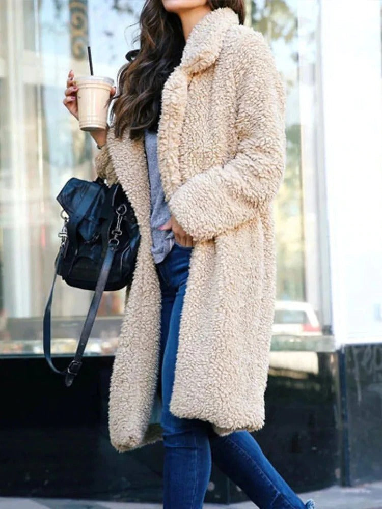 Madelon Versteckt Tasche Teddy Mantel 1