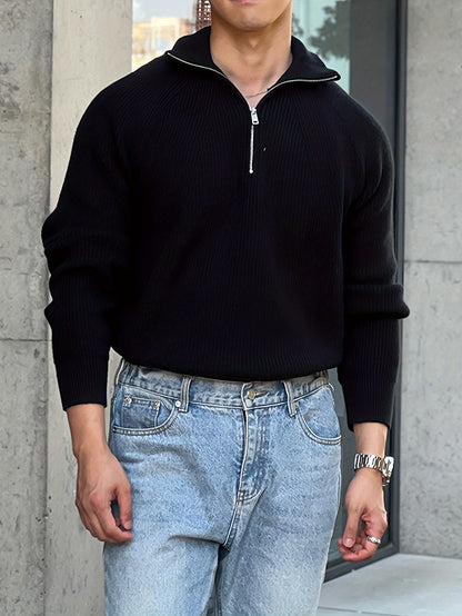 Mauricio - Lässiger Pullover mit Reißverschluss für Männer 1