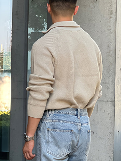 Mauricio - Lässiger Pullover mit Reißverschluss für Männer 3