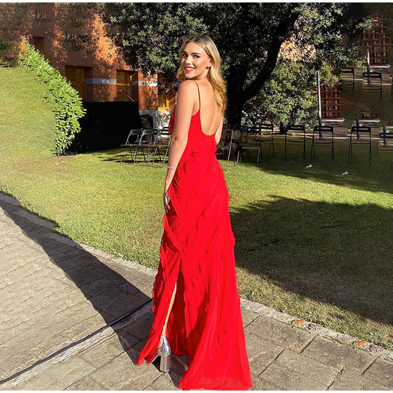 Maxikleid mit Rüschen 5