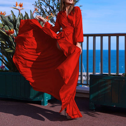 Maxikleid mit Schlitz 2