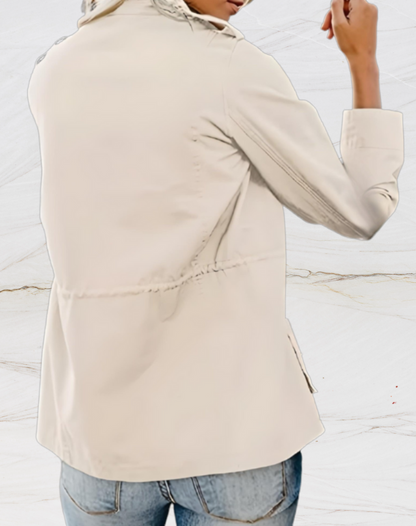 Mildred | Langärmelige Jacke mit vier Taschen für Frauen 4