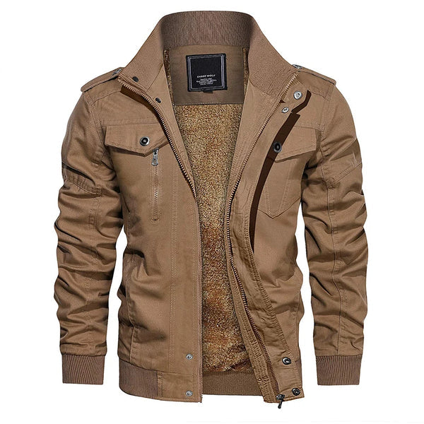 Moderne Trendige Bomberjacke mit Weichem Innenfutter für Herren | Perfekt für Alltag 1