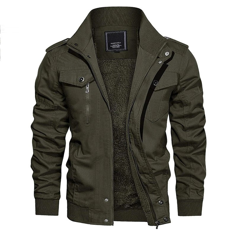 Moderne Trendige Bomberjacke mit Weichem Innenfutter für Herren | Perfekt für Alltag 2