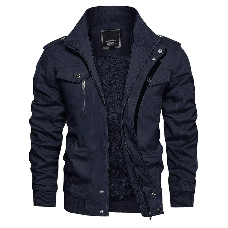 Moderne Trendige Bomberjacke mit Weichem Innenfutter für Herren | Perfekt für Alltag 3