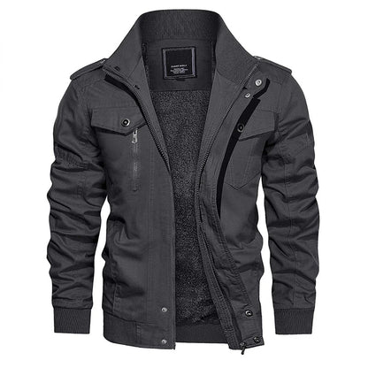 Moderne Trendige Bomberjacke mit Weichem Innenfutter für Herren | Perfekt für Alltag 4