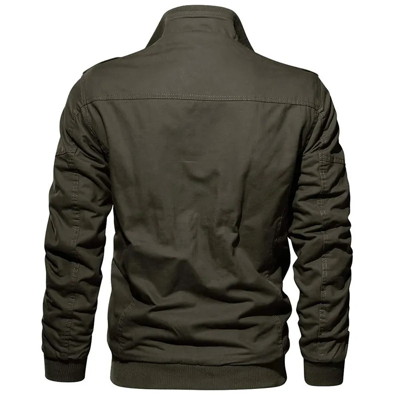 Moderne Trendige Bomberjacke mit Weichem Innenfutter für Herren | Perfekt für Alltag 5