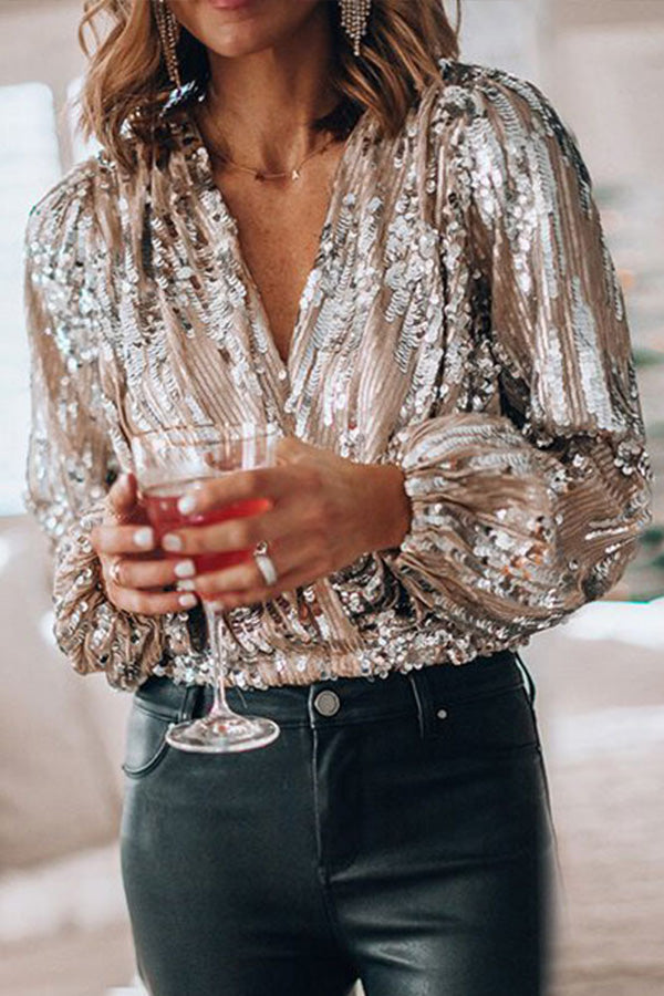 Mona - Bluse - Elegant - Luxuriöses Material - Ideal für Party für Damen 0