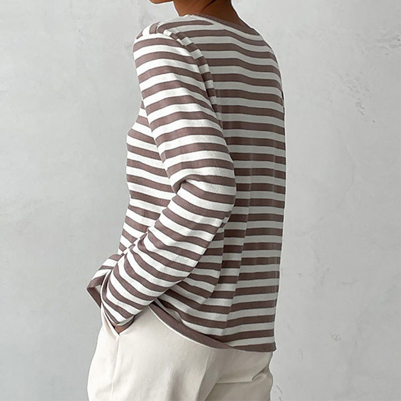 NachSommer's  Gestreiftes Langarmshirt 5