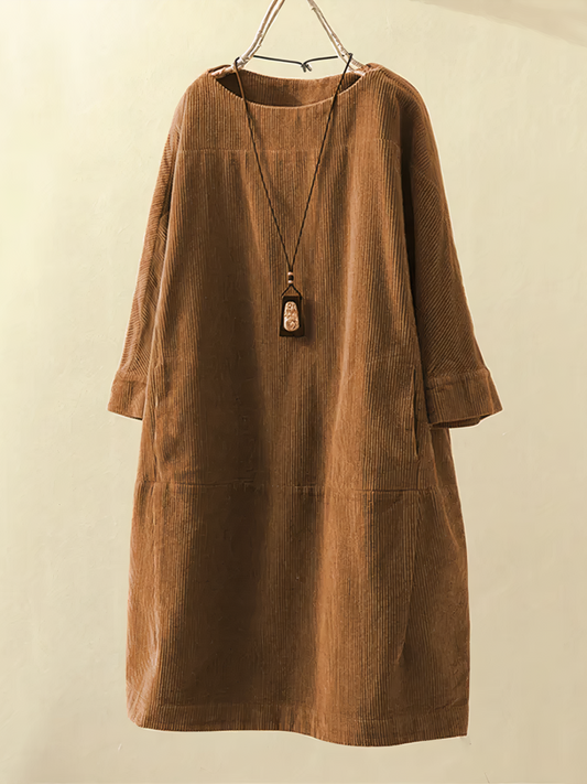 Nancy - A Linien Kordkleid 1