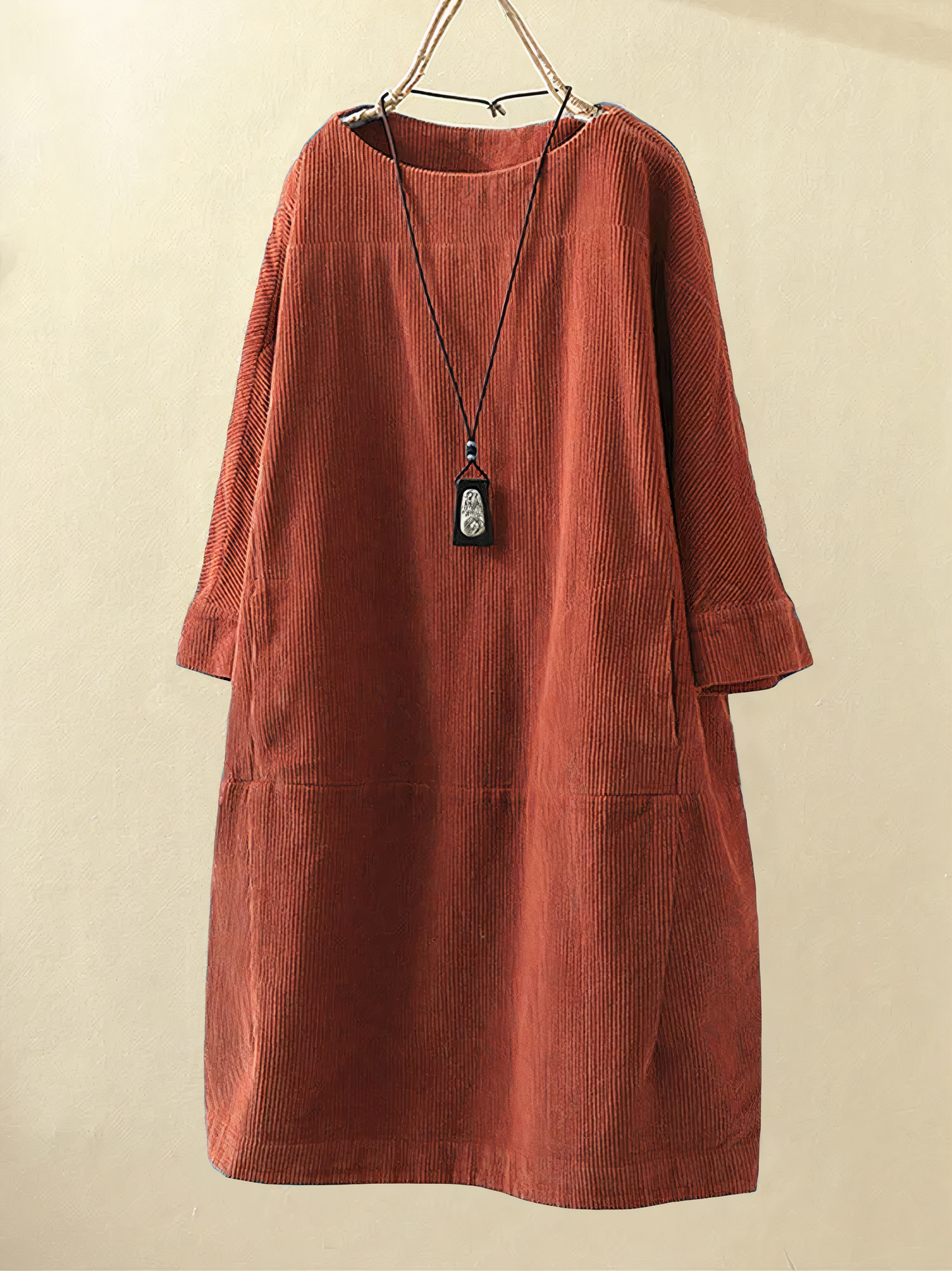 Nancy - A Linien Kordkleid 2