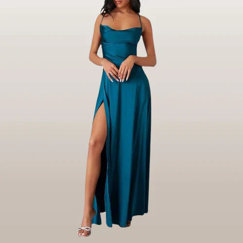Odessa – Elegantes Satinkleid 3