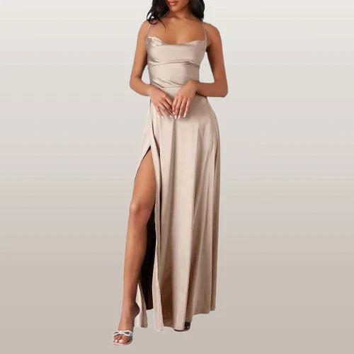 Odessa – Elegantes Satinkleid 4