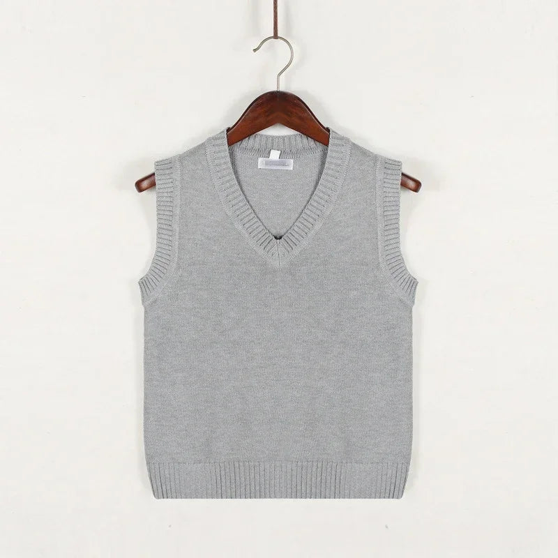 Old Money Style V Ausschnitt Retro Pullover Weste für Herren 8