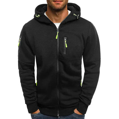 Oliver - stilvolle tech fleece jacke für herren 2