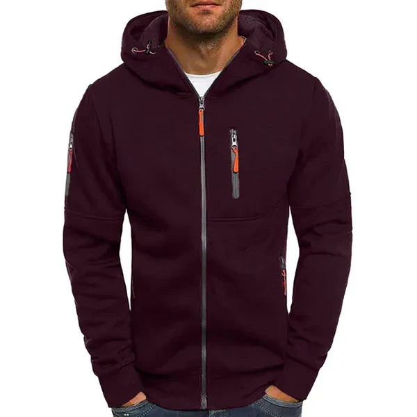 Oliver - stilvolle tech fleece jacke für herren 3