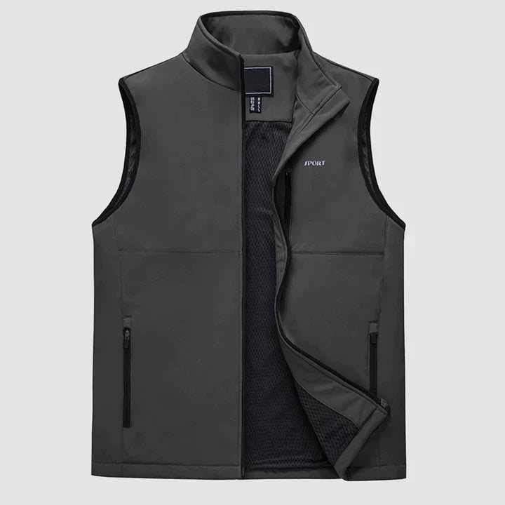 Oliver – leichte ärmellose jacke für herren 1