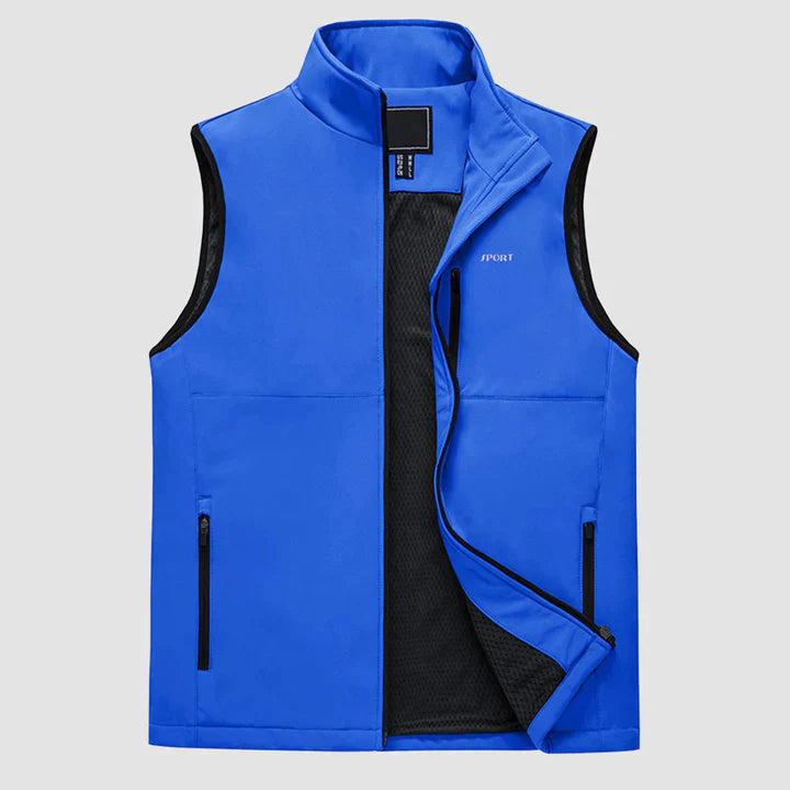 Oliver – leichte ärmellose jacke für herren 3