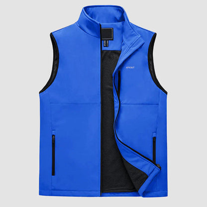 Oliver – leichte ärmellose jacke für herren 3